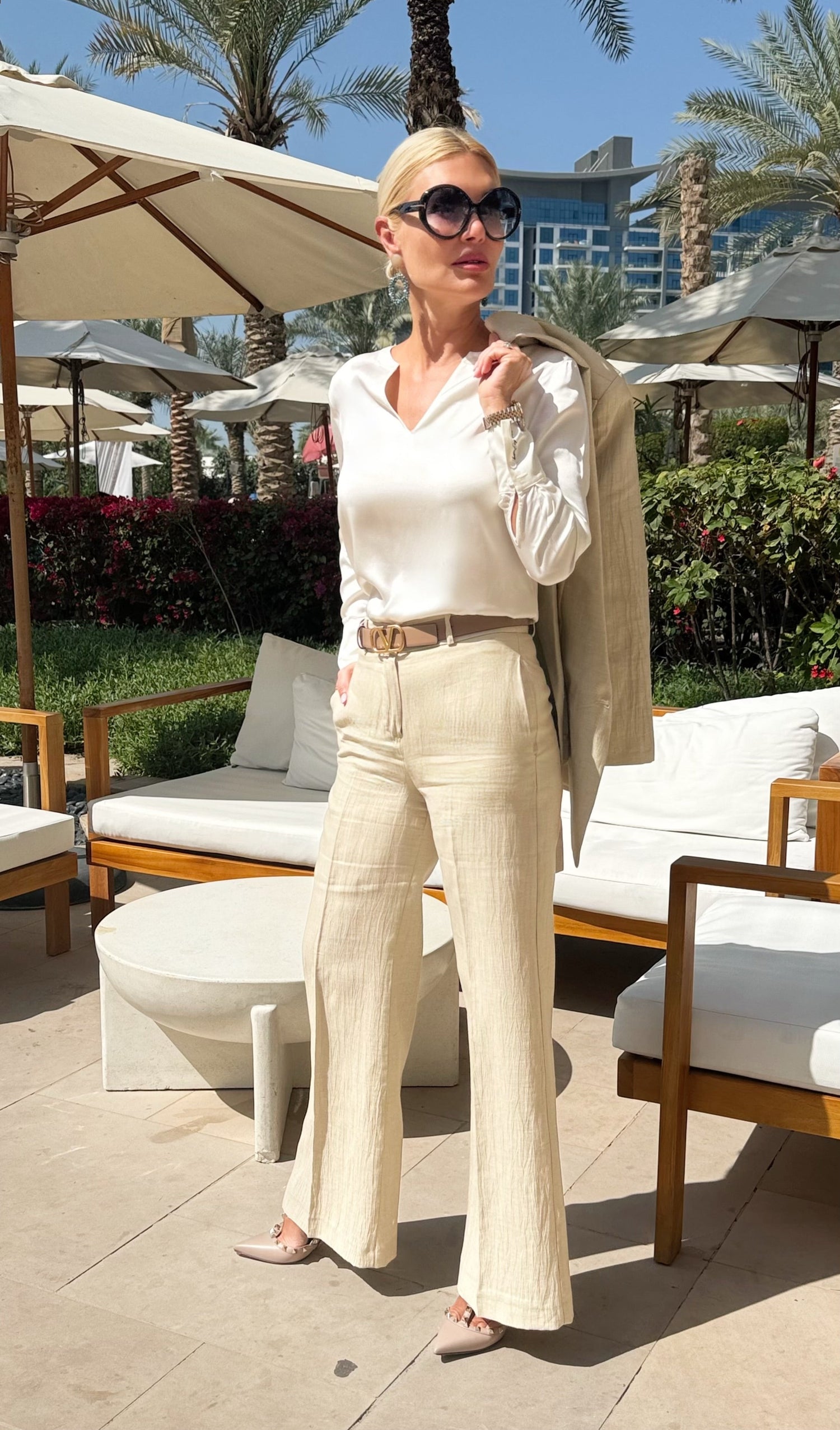 Hosen aus edlem Mischgewebe